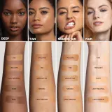 Smashbox Halo Healthy Glow All-in-One Tinted Moisturizer SPF 25 Mini - Тонирующий крем для лица с увлажняющим эффектом и SPF 25, 12 мл, оттенок Dark Neutral — фото 4