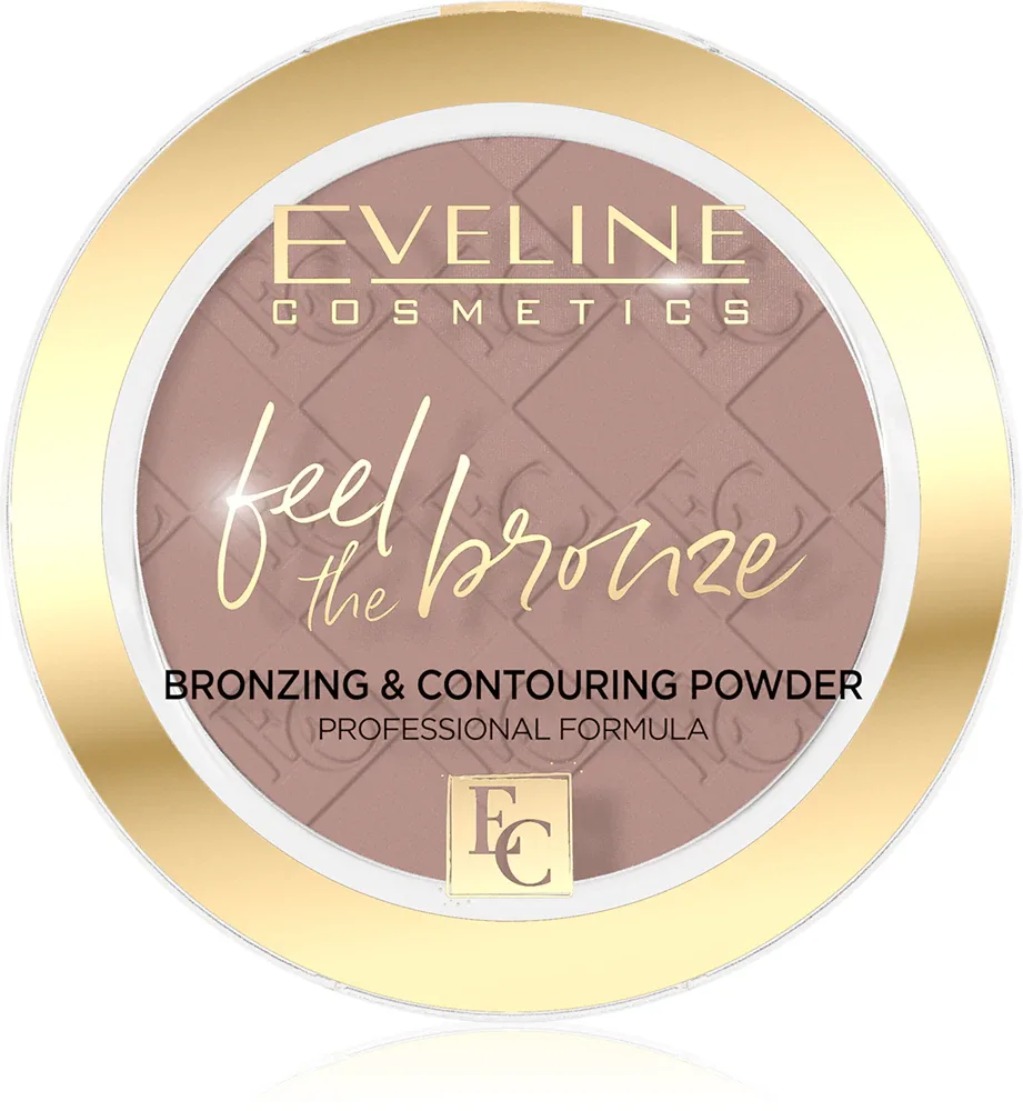 Eveline Cosmetics Feel The Bronze - Пудра для скульптурирования и бронзирования, 4 г, оттенок 01 Milky Way