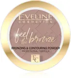 Eveline Cosmetics Feel The Bronze - Пудра для скульптурирования и бронзирования, 4 г, оттенок 01 Milky Way — фото 1