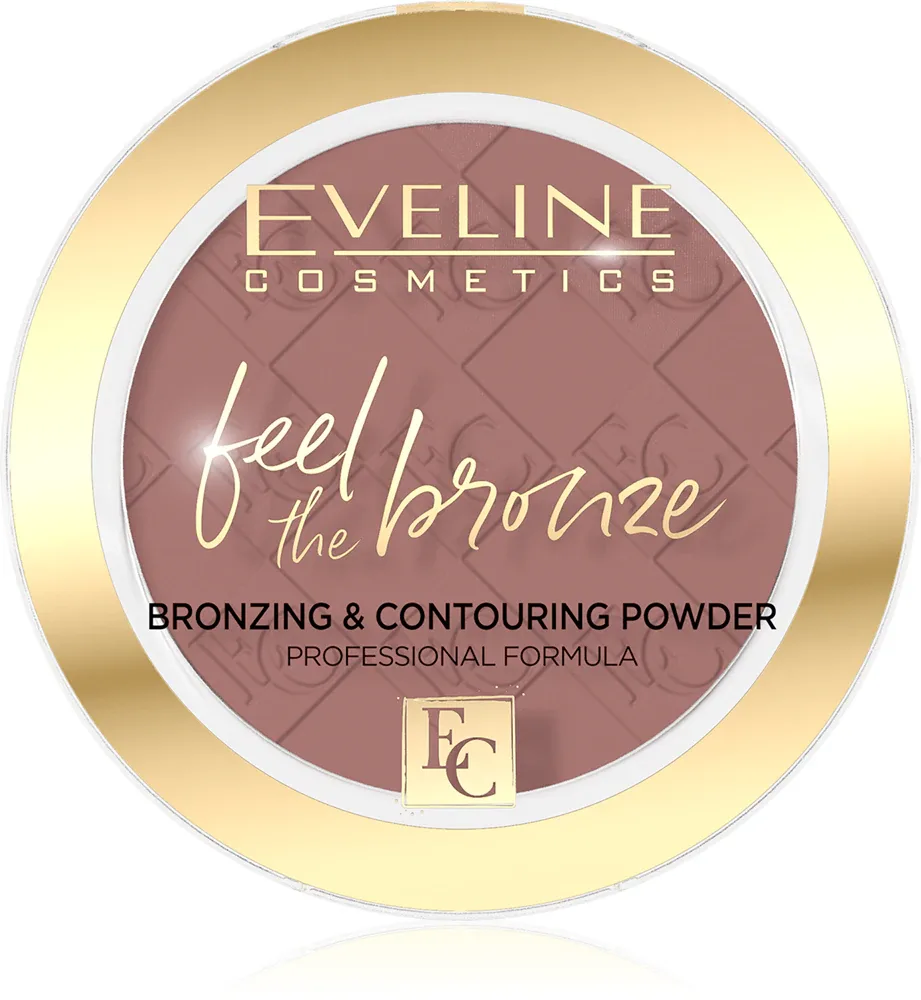 Eveline Cosmetics Feel The Bronze - Пудра для скульптурирования и бронзирования, 4 г, оттенок 02 Chocolate Cake