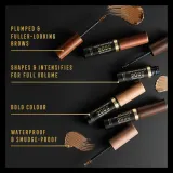 Max Factor 2000 Calorie Brow Sculpt - Гель для бровей, 4.5 мл, оттенок 004 Black Brown — фото 5
