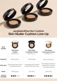 JUNG SAEM MOOL Essential Skin Nuder Longwear Cushion - Долговременный тональный фонд в губке SPF 50+ + наполнитель, 2 г, оттенок Fair Light — фото 6