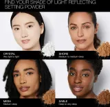 NARS MINI Light Reflecting SETTING POWDER - PRESSE - Пудра для лица - утренняя фиксация, 3 г, оттенок CRYSTAL — фото 4