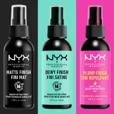 NYX Professional Makeup Plump Finish Setting Spray - Спрей для фиксации макияжа с витаминами, 60 мл — фото 5