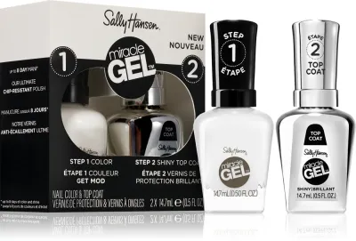 Sally Hansen Miracle Gel - Лак для ногтей и топовое покрытие оттенка 900 Get Mod, 2 мл