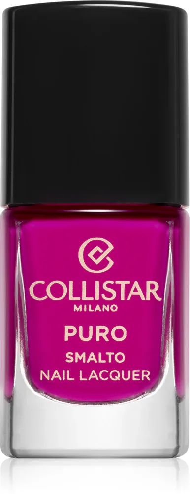 Collistar Puro Long-Lasting Nail Lacquer - Долговременный лак для ногтей, 10 мл, оттенок 551 Fucsia