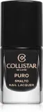 Collistar Puro Long-Lasting Nail Lacquer - Долговременный лак для ногтей, 10 мл, оттенок 313 Nero Intenso — фото 1