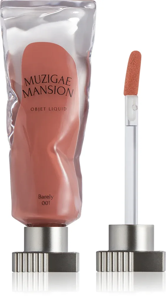 MUZIGAE MANSION Objet Liquid - Долговременная жидкая помада с матовым финишем, 6 мл, оттенок 001 Barely