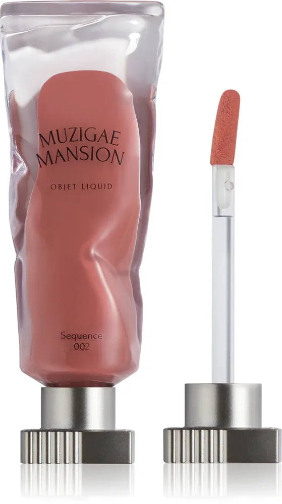 MUZIGAE MANSION Objet Liquid - Долговременная жидкая помада с матовым финишем, 6 мл, оттенок 002 Sequence