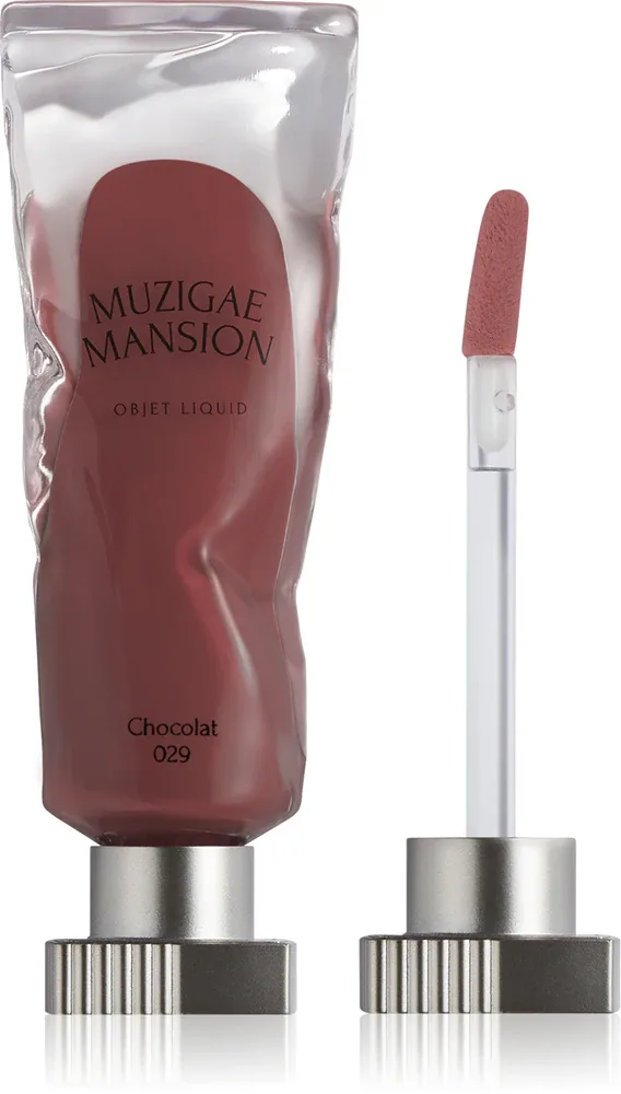 MUZIGAE MANSION Objet Liquid - Долговременная жидкая помада с матовым финишем, 6 мл, оттенок 029 Chocolat