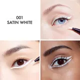 DIOR Diorshow Liquid Liner - Жидкая подводка для глаз в водостойком маркере, 0.55 мл, оттенок 001 Satin White — фото 2