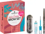 essence easy & WOW - Подарочный набор для бровей, 3 шт, оттенок Medium — фото 1