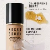 Bobbi Brown Weightless Skin Foundation SPF 15 Mini - Долговременное матирующее тональное средство с увлажняющим эффектом, 13 мл, оттенок Porcelain — фото 6
