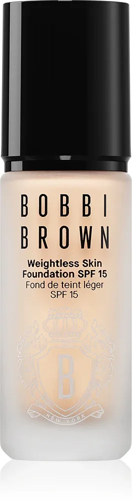 Bobbi Brown Weightless Skin Foundation SPF 15 Mini - Долговременное матирующее тональное средство с увлажняющим эффектом, 13 мл, оттенок Warm Ivory