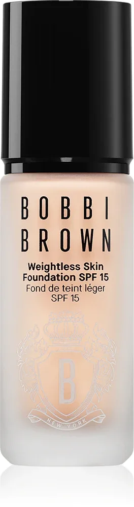Bobbi Brown Weightless Skin Foundation SPF 15 Mini - Долговременное матирующее тональное средство с увлажняющим эффектом, 13 мл, оттенок Sand