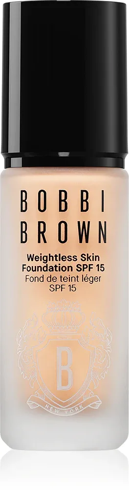 Bobbi Brown Weightless Skin Foundation SPF 15 Mini - Долговременное матирующее тональное средство с увлажняющим эффектом, 13 мл, оттенок Natural