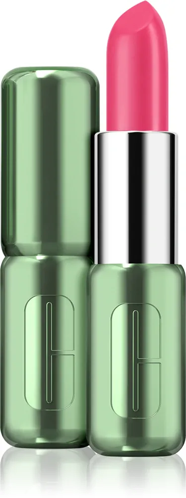 Clinique Pop Longwear Lipstick Satin - Бархатная помада, 3.9 г, оттенок Pink Artistry