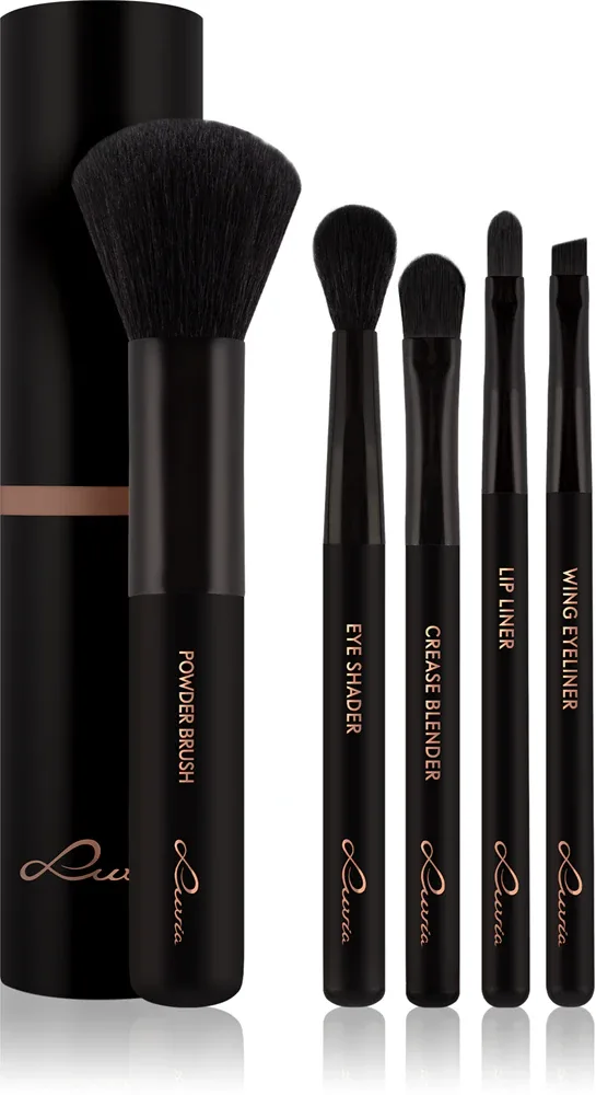 Luvia Cosmetics Travel Set Espresso - Косметический набор кистей для путешествий