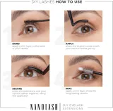 Nanolash DIY Eyelash Extensions - Свободные сгустки ресниц, 36 шт — фото 8