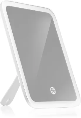 Зеркало для макияжа Notino Beauty Electro Collection с подсветкой LED, сенсорное, поворотное, 18 × 23 см