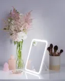 Зеркало для макияжа Notino Beauty Electro Collection с подсветкой LED, сенсорное, поворотное, 18 × 23 см — фото 4
