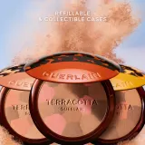 GUERLAIN Terracotta Light - Розово-светящий бронзирующий порошок ограниченного издания, 10 г, оттенок 02 Medium Cool — фото 7