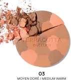 GUERLAIN Terracotta Light - Розово-светящий бронзирующий порошок ограниченного издания, 10 г, оттенок 03 Medium Warm — фото 4