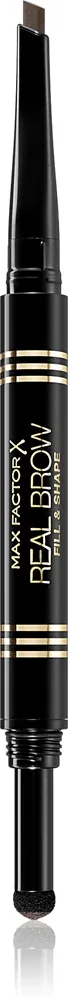 Max Factor Real Brow Fill & Shape - Карандаши для бровей, 0.6 г, оттенок 03 Medium Brown