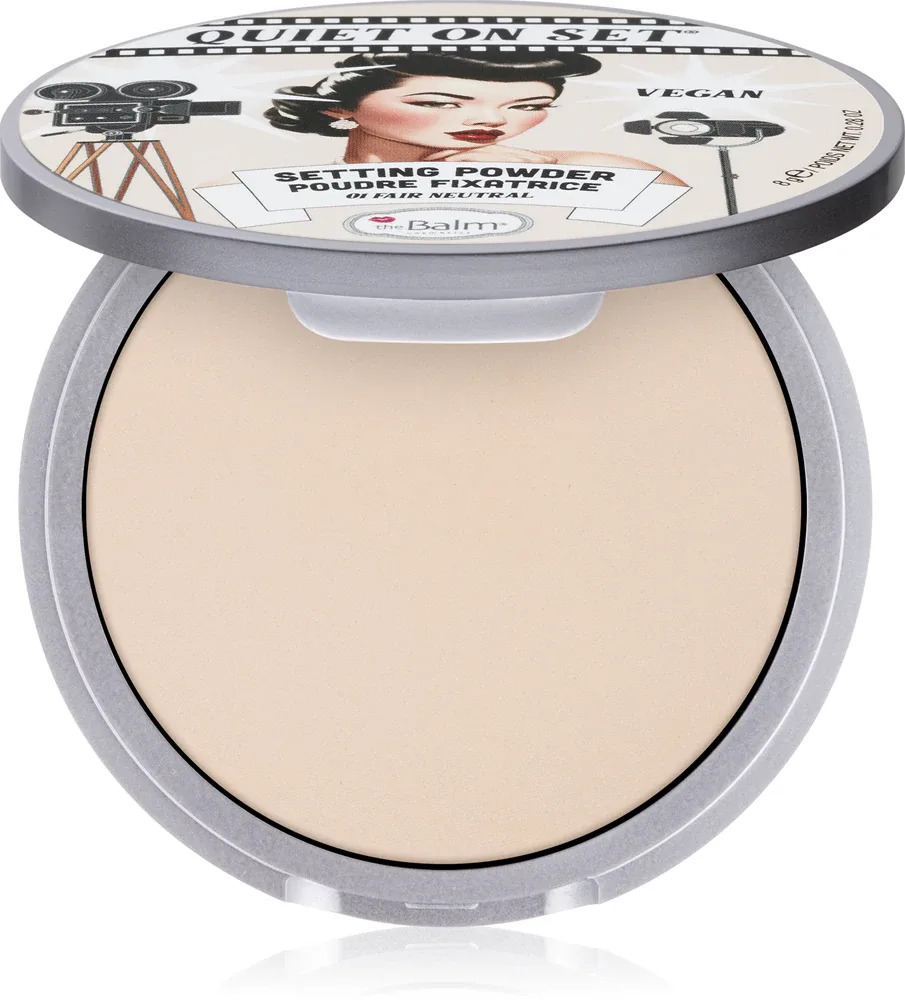 theBalm Quiet on Set - Пудра матирующая, 8 г, оттенок 01 Fair Neutral