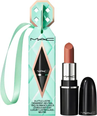 MAC Cosmetics Holiday Glazed Galaxy Mini Lustreglass Gift - Блестящая помада в подарочной упаковке, 1.8 г