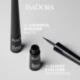 IsaDora Glossy Eyeliner - Подводка для глаз водостойкая, 2.5 мл — фото 4