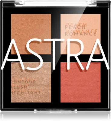 Astra Make-up Romance Palette - Палетка для контуринга лица, 8 г