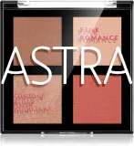 Astra Make-up Romance Palette - Палетка для контуринга лица, 8 г, оттенок 02 Pink Romance — фото 1