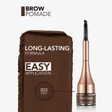 flormar Brow Pomade - Тушь для бровей с кисточкой, 2.2 г, оттенок 03 Brown — фото 3