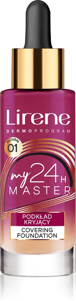 Lirene My Master - Тональный фонд "Подклад мощно крывающий", 30 мл, оттенок natural