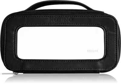 Несессер дорожный Notino Travel Collection In-Flight Pouch прозрачный, 2 отделения на молнии, 1 шт