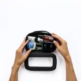 Несессер дорожный Notino Travel Collection In-Flight Pouch прозрачный, 2 отделения на молнии, 1 шт — фото 3