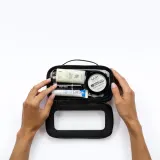 Несессер дорожный Notino Travel Collection In-Flight Pouch прозрачный, 2 отделения на молнии, 1 шт — фото 4