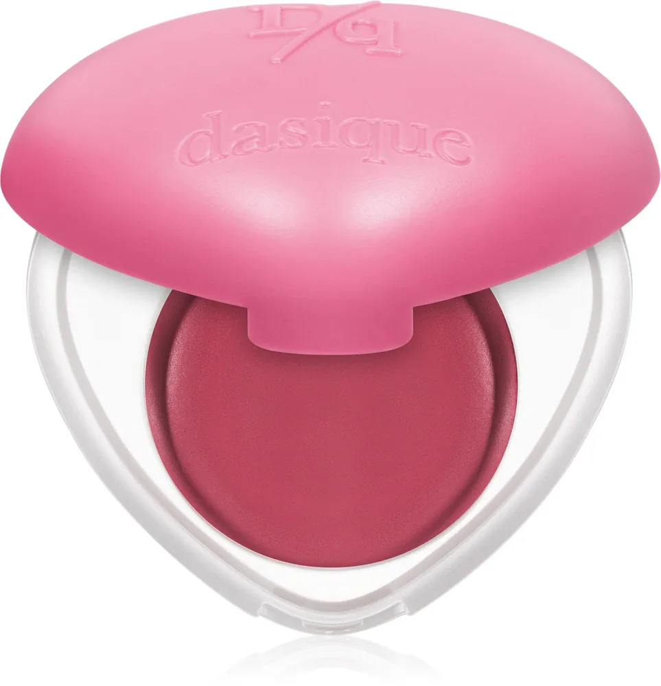 Dasique Souffle Color Pot - Многофункциональная косметика для макияжа губ и щек с кисточкой, оттенок 09 Haze Rosy
