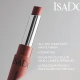 IsaDora The Matte Lipstick - Матовая помада с увлажняющим эффектом, 1.6 г — фото 4