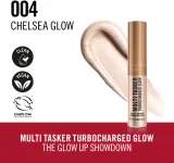 Rimmel Multi-Tasker Turbocharged Glow - Жидкий хайлайтер для лица, 10 мл, оттенок 004 Chelsea Glow — фото 2