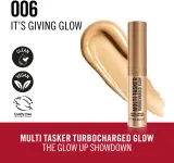Rimmel Multi-Tasker Turbocharged Glow - Жидкий хайлайтер для лица, 10 мл, оттенок 006 It's Giving Glow — фото 2