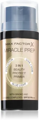 Max Factor Miracle Prep - Матирующая база под макияж 3 в 1, 30 мл