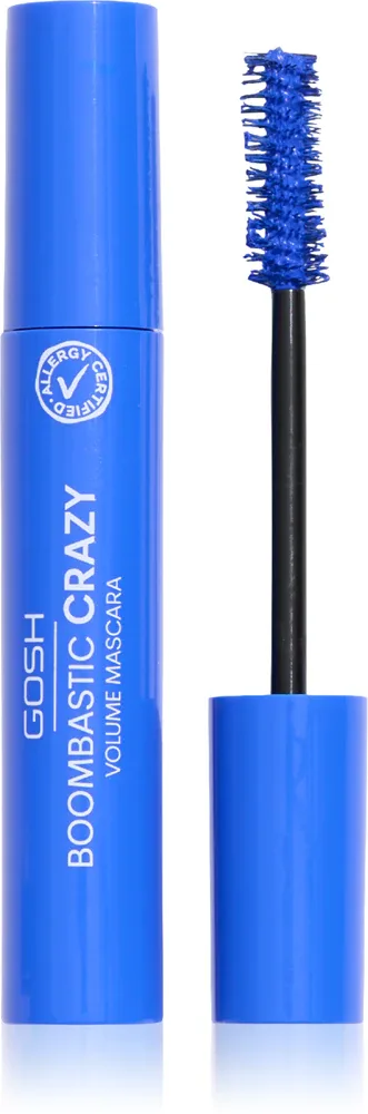 Gosh Boombastic - Тушь для ресниц, увеличивающая объем, 13 мл, оттенок 002 Crazy Blue