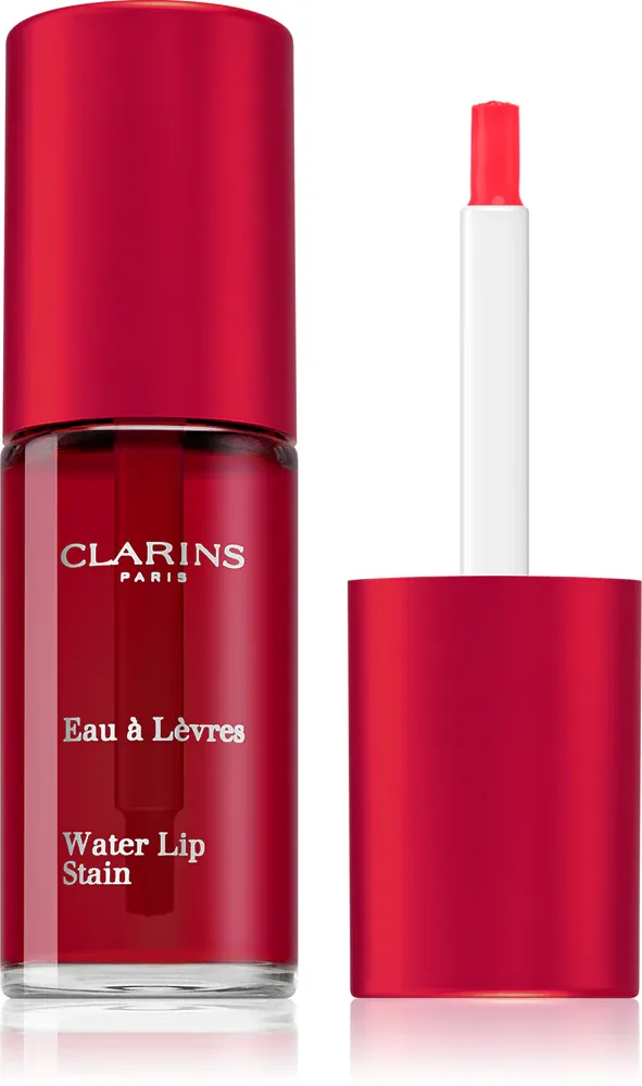 Clarins Water Lip Stain - Блеск для губ с матовым эффектом и увлажняющим действием, 7 мл, оттенок 03 Red Water