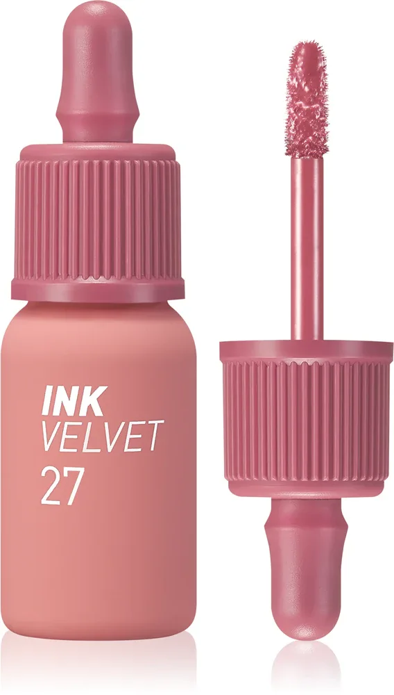 peripera Ink Velvet - Аксамитная помадка, 4 г, оттенок 27 Strawberry Nude