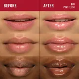 Rimmel Oh My Gloss! Lip Oil - Блеск для губ с увлажняющим действием, 4.5 мл, оттенок 001 Pink Flush — фото 3