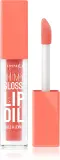 Rimmel Oh My Gloss! Lip Oil - Блеск для губ с увлажняющим действием, 4.5 мл, оттенок 002 Peachy Coral — фото 1
