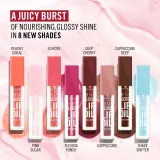 Rimmel Oh My Gloss! Lip Oil - Блеск для губ с увлажняющим действием, 4.5 мл, оттенок 002 Peachy Coral — фото 8