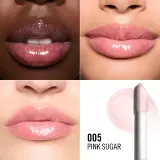 Rimmel Oh My Gloss! Lip Oil - Блеск для губ с увлажняющим действием, 4.5 мл, оттенок 005 Pink Sugar — фото 4